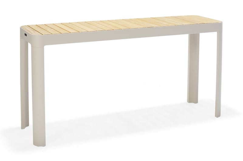 Spisebord Portals 143 cm - Hvit/Tre - Spisebord ute