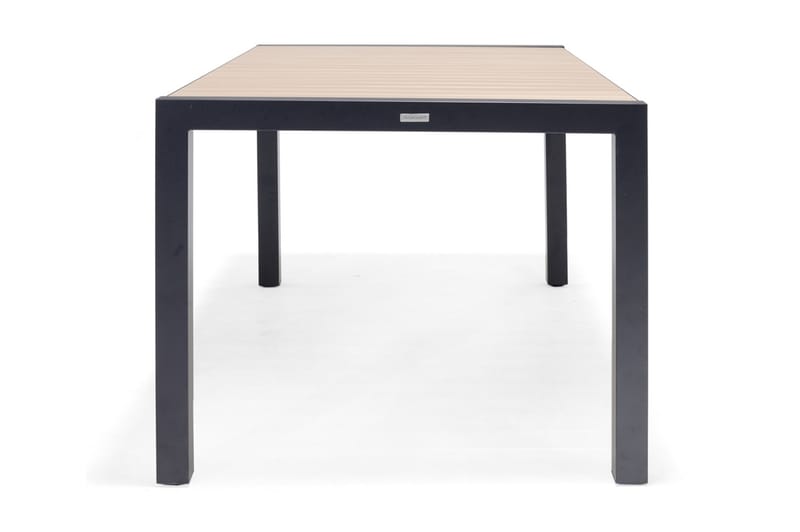 Spisebord Panama 156 cm - Svart/Gul - Spisebord ute