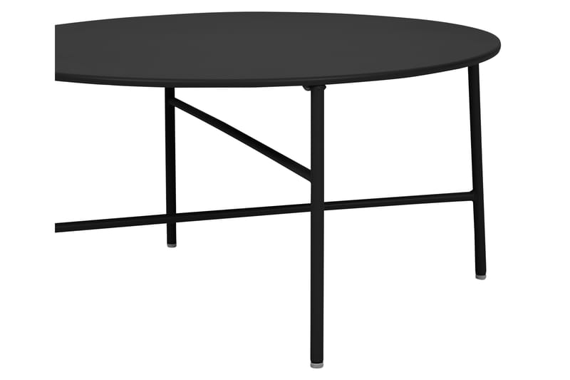 Spisebord Pesettos 70 cm - Svart - Spisebord ute