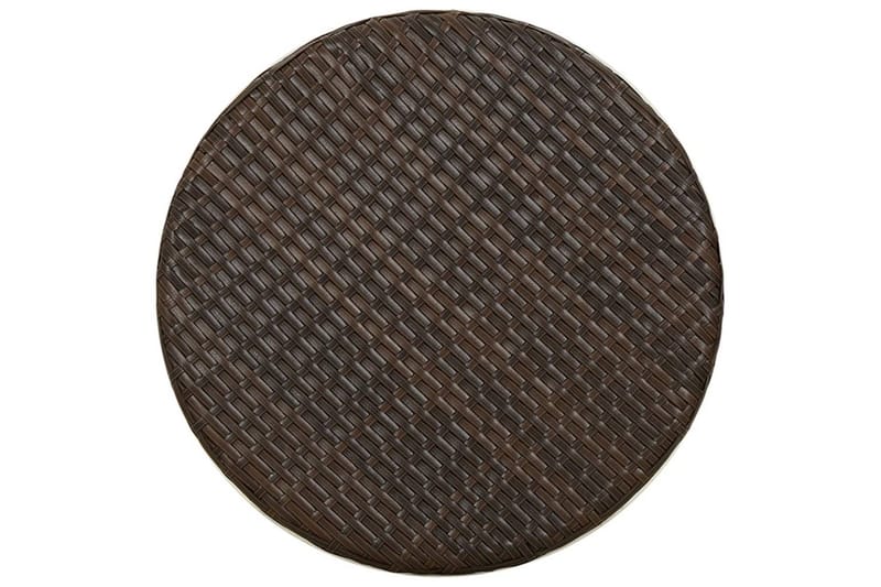 Tebord brun 45 cm polyrotting - Brun - Spisebord ute