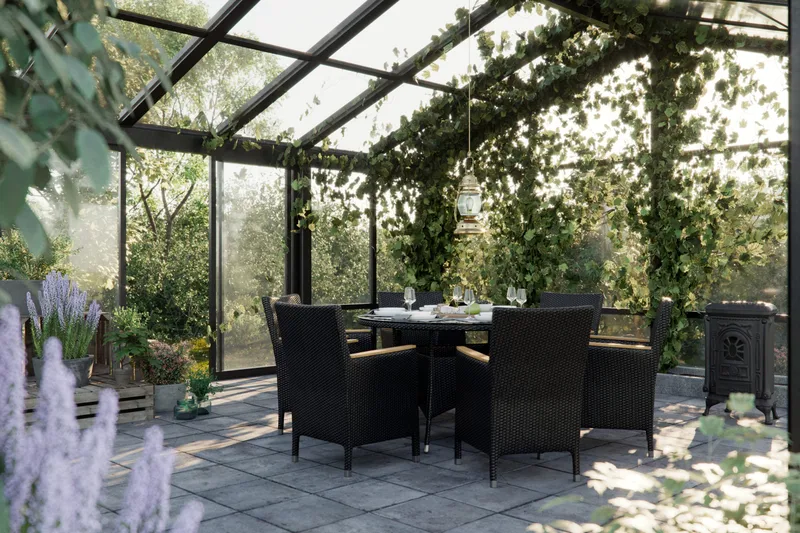 Thor Bord Rundt 140 cm - Svart - Hagemøbler & utemiljø - Hagebord - Spisebord ute