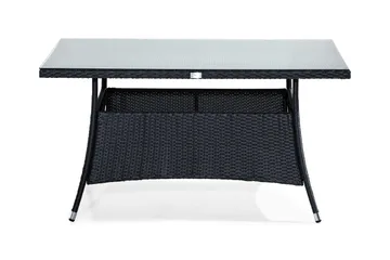 Thor Spisebord 140x90 cm - Svart - Hagemøbler & utemiljø - Hagebord - Spisebord ute