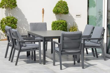 Tomson Bord 176x100xH73 cm Mørkegrå - Hagemøbler & utemiljø - Hagebord - Spisebord ute