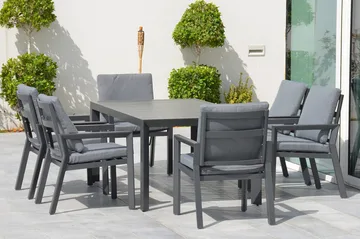 Tomson Bord 176x100xH73 cm Mørkegrå - Hagemøbler & utemiljø - Hagebord - Spisebord ute