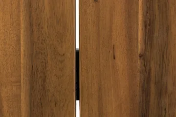 Trio Spisebord 200x100cm - Akasie / Svart - Hagemøbler & utemiljø - Hagebord - Spisebord ute