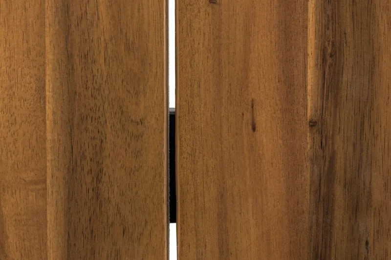 Trio Spisebord 200x100cm - Akasie / Svart - Hagemøbler & utemiljø - Hagebord - Spisebord ute