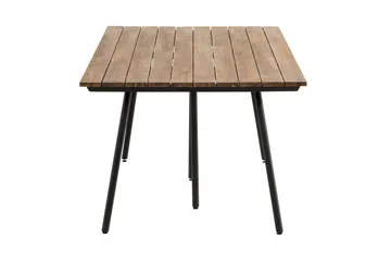 Trio Spisebord 200x100cm - Akasie / Svart - Hagemøbler & utemiljø - Hagebord - Spisebord ute