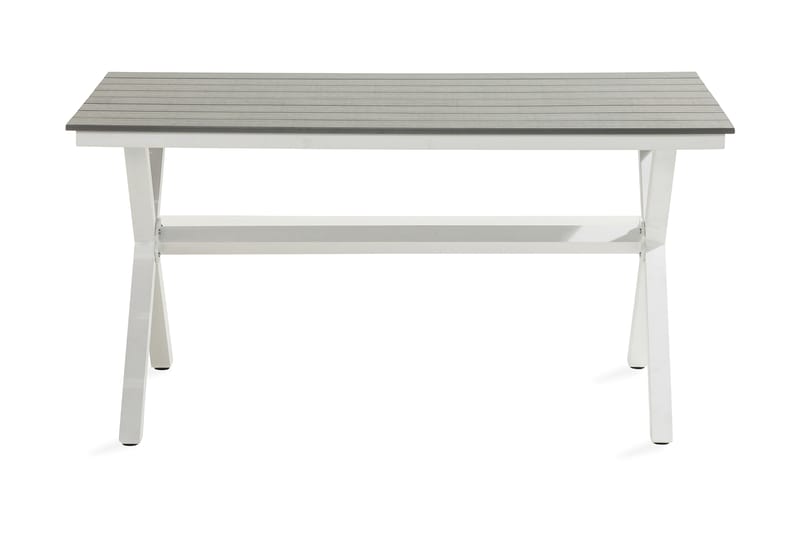Tunis Kryssbord 150x90 cm - Hvit | Grå - Spisebord ute
