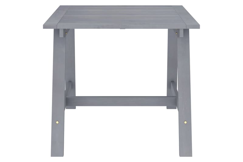 Utendørs spisebord gr�å 88x88x74 cm heltre akasie - Grå - Spisebord ute