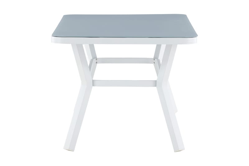 Virya Spisebord 160 cm - Hvit/Grå - Hagemøbler & utemiljø - Hagebord - Spisebord ute
