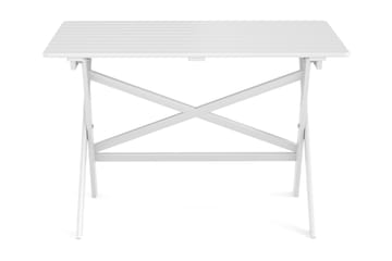Spisebord Utendørs 118x70x74 cm - Hvit - Hagemøbler & utemiljø - Hagebord - Spisebord ute