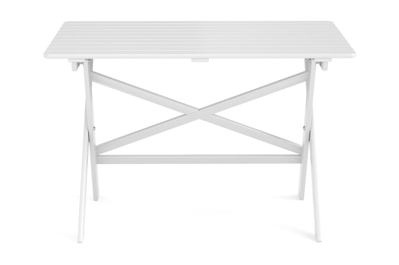 Spisebord Utendørs 118x70x74 cm - Hvit - Hagemøbler & utemiljø - Hagebord - Spisebord ute