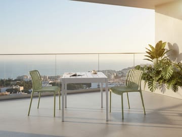 Spisebord utendørs Bartica 81x84 cm - Grå - Hagemøbler & utemiljø - Hagebord - Spisebord ute