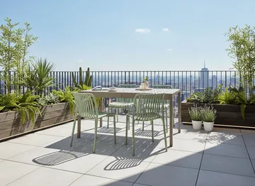 Spisebord utendørs Bartica 84x154 cm - Beige - Hagemøbler & utemiljø - Hagebord - Spisebord ute