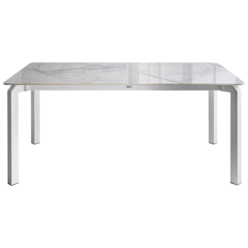 Spisebord utendørs Feletto 90x180 cm Stein Hvit - Hvit - Hagemøbler & utemiljø - Hagebord - Spisebord ute