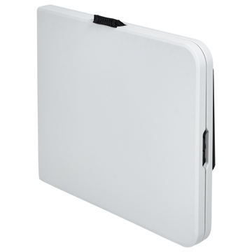 Spisebord utendørs for 6 personer Cugnoli 180 cm 74 cm - Hvit/sølv - Hagemøbler & utemiljø - Hagebord - Spisebord ute