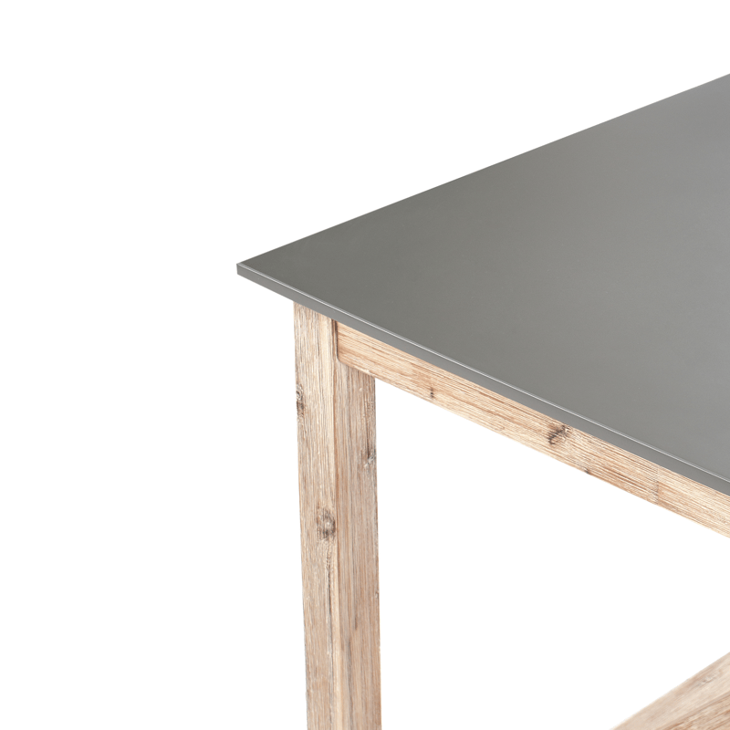 Spisebord utendørs Notteri 90x180 cm Betong - Grå/Brun - Hagemøbler & utemiljø - Hagebord - Spisebord ute