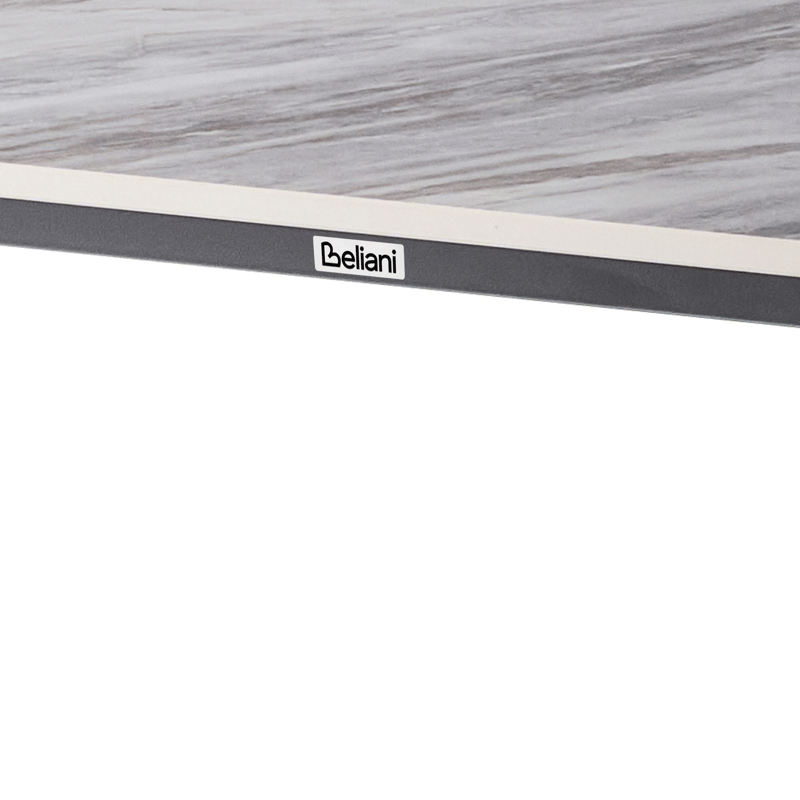 Spisebord utendørs Rodallo 160 cm Stein - Grå/Svart - Hagemøbler & utemiljø - Hagebord - Spisebord ute