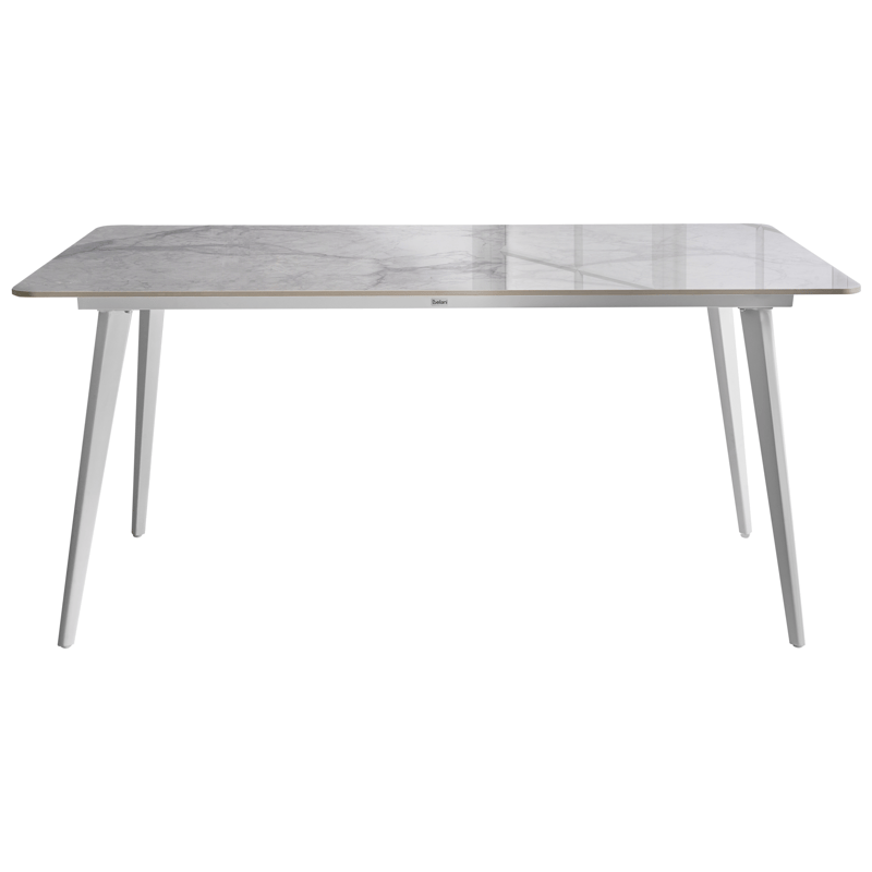 Spisebord utendørs Rodallo 90x160 cm Stein - Hvit - Hagemøbler & utemiljø - Hagebord - Spisebord ute