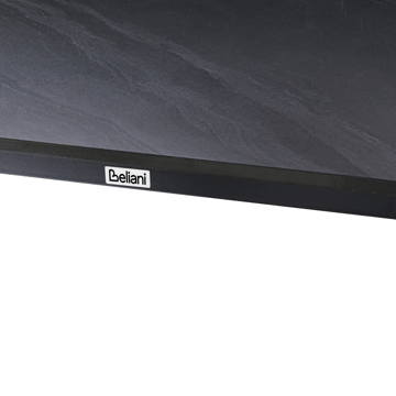 Spisebord utendørs Rodallo 90x160 cm Stein - Svart - Hagemøbler & utemiljø - Hagebord - Spisebord ute