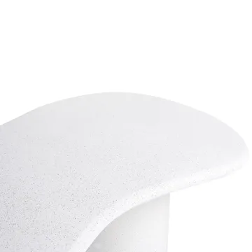 Spisebord utendørs Sirmione 200 cm terrazzoeffekt - Hvit - Hagemøbler & utemiljø - Hagebord - Spisebord ute