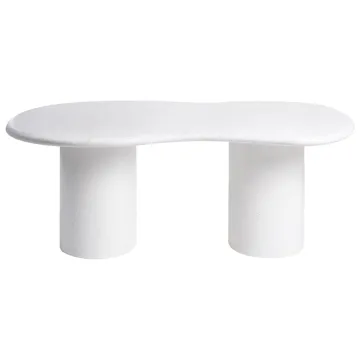 Spisebord utendørs Sirmione 200 cm terrazzoeffekt - Hvit - Hagemøbler & utemiljø - Hagebord - Spisebord ute