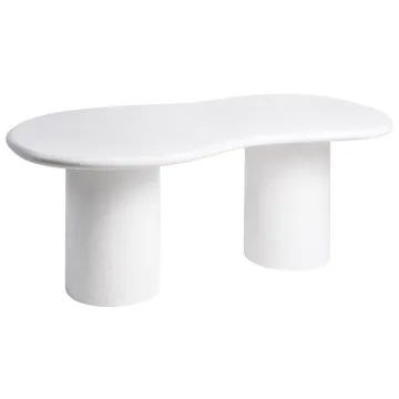 Spisebord utendørs Sirmione 200 cm terrazzoeffekt - Hvit - Hagemøbler & utemiljø - Hagebord - Spisebord ute