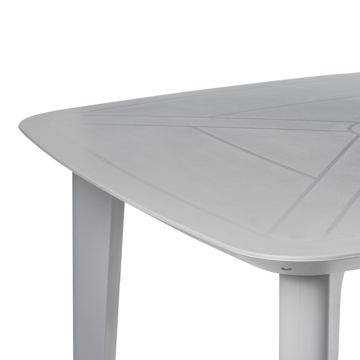 Spisebord utendørs Sorico 86 cm 86 cm - Grå - Hagemøbler & utemiljø - Hagebord - Spisebord ute