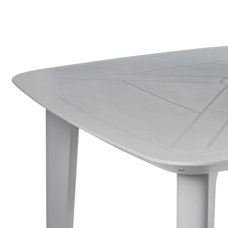 Spisebord utendørs Sorico 86 cm 86 cm - Grå - Hagemøbler & utemiljø - Hagebord - Spisebord ute