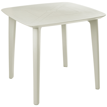 Spisebord utendørs Sorico 86x86 cm - Beige - Hagemøbler & utemiljø - Hagebord - Spisebord ute