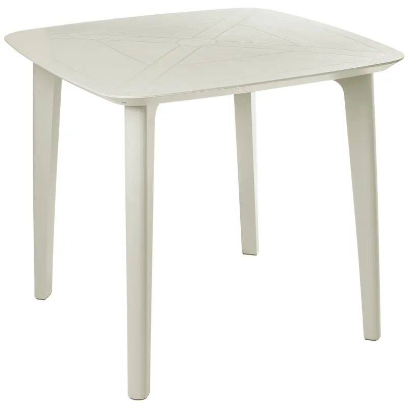 Spisebord utendørs Sorico 86x86 cm, Beige