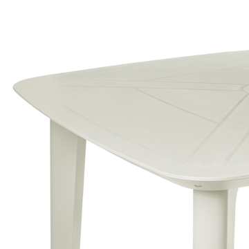 Spisebord utendørs Sorico 86x86 cm - Beige - Hagemøbler & utemiljø - Hagebord - Spisebord ute