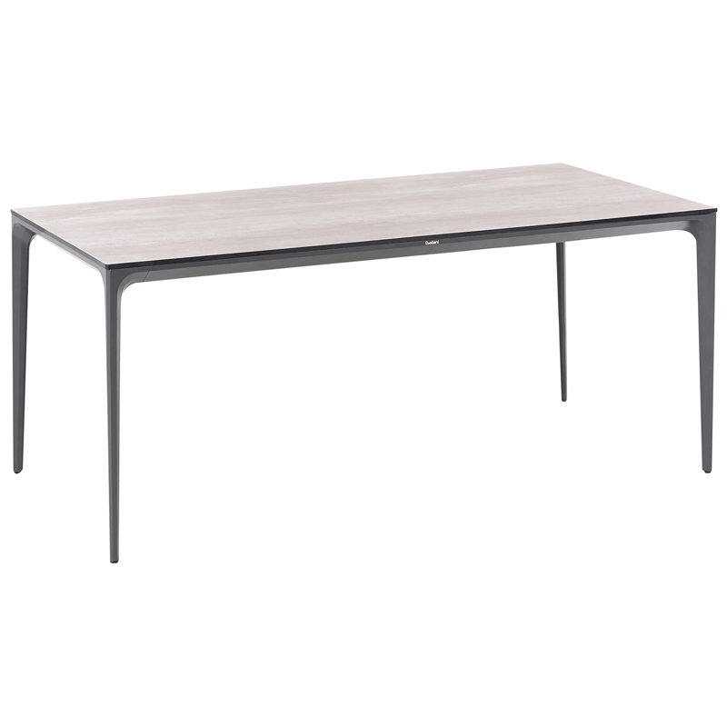 Spisebord utendørs Sovareto 180 cm imitasjon av tre - Grå - Hagemøbler & utemiljø - Hagebord - Spisebord ute