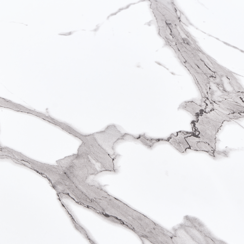 Spisebord utendørs Sovareto 90x180 cm marmoreffekt - Hvit/Grå - Hagemøbler & utemiljø - Hagebord - Spisebord ute