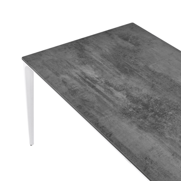 Spisebord utendørs Sovareto 90x180 cm steineffekt - Grå - Hagemøbler & utemiljø - Hagebord - Spisebord ute
