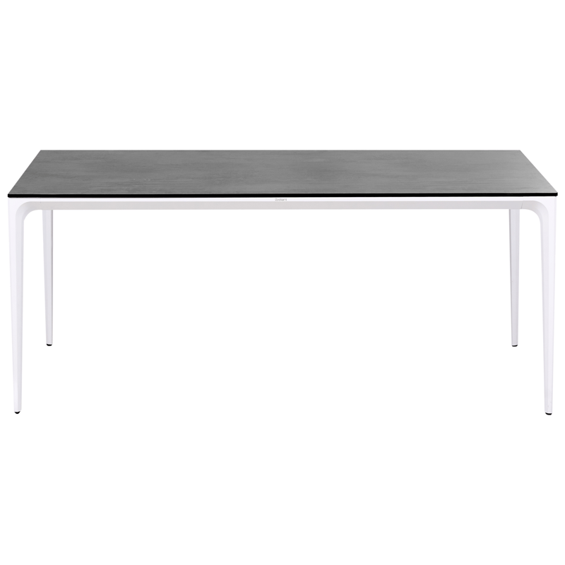 Spisebord utendørs Sovareto 90x180 cm steineffekt - Grå - Hagemøbler & utemiljø - Hagebord - Spisebord ute