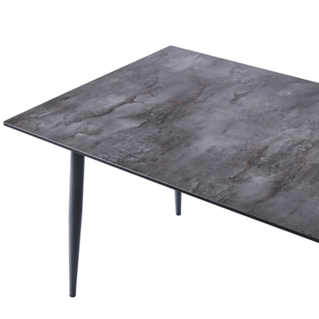 Spisebord utendørs Tolentino 180 cm steineffekt - Grå - Hagemøbler & utemiljø - Hagebord - Spisebord ute