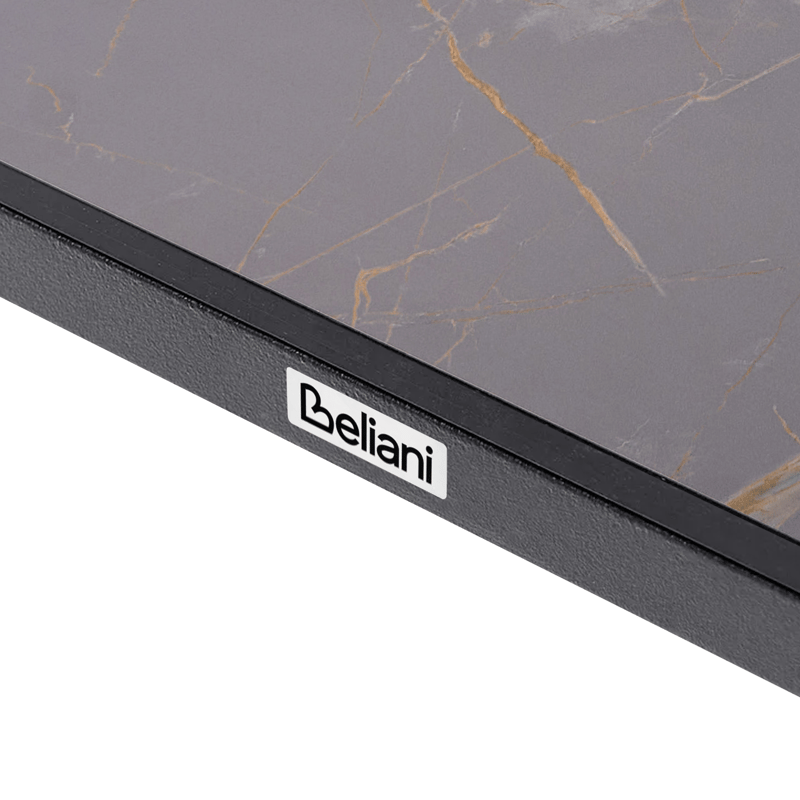 Spisebord utendørs Tolentino 90x180 cm marmoreffekt - Grå - Hagemøbler & utemiljø - Hagebord - Spisebord ute