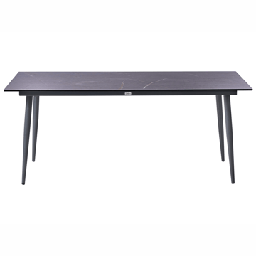 Spisebord utendørs Tolentino 90x180 cm marmoreffekt - Grå - Hagemøbler & utemiljø - Hagebord - Spisebord ute