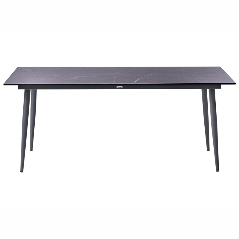 Spisebord utendørs Tolentino 90x180 cm marmoreffekt - Grå - Hagemøbler & utemiljø - Hagebord - Spisebord ute