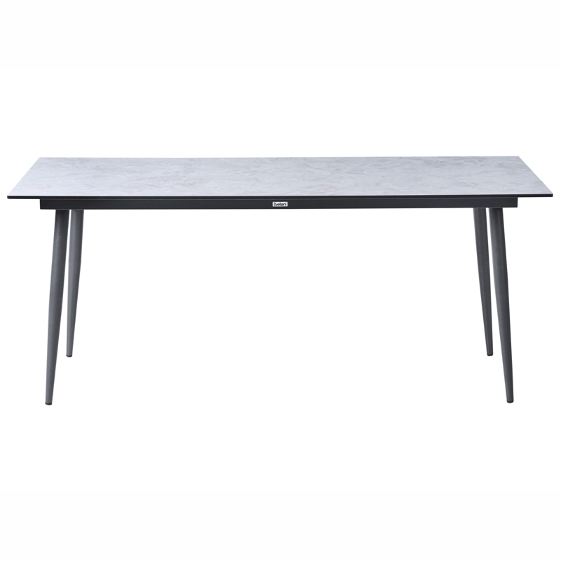 Spisebord utendørs Tolentino 90x180 cm steineffekt - Grå - Hagemøbler & utemiljø - Hagebord - Spisebord ute