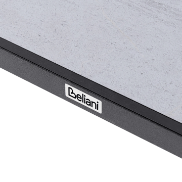 Spisebord utendørs Tolentino 90x180 cm steineffekt - Grå/Beige - Hagemøbler & utemiljø - Hagebord - Spisebord ute