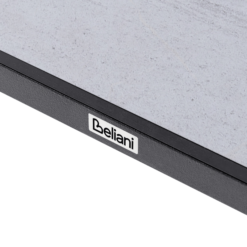 Spisebord utendørs Tolentino 90x180 cm steineffekt - Grå/Beige - Hagemøbler & utemiljø - Hagebord - Spisebord ute