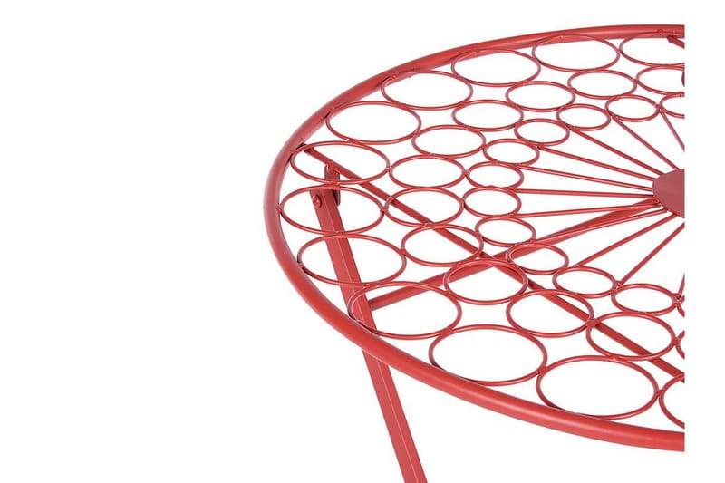 Terrace Cafébord 70 cm - Rød - Hagemøbler & utemiljø - Hagebord - Cafébord