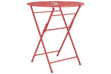 Terrace Cafébord 70 cm - Rød - Hagemøbler & utemiljø - Hagebord - Cafébord