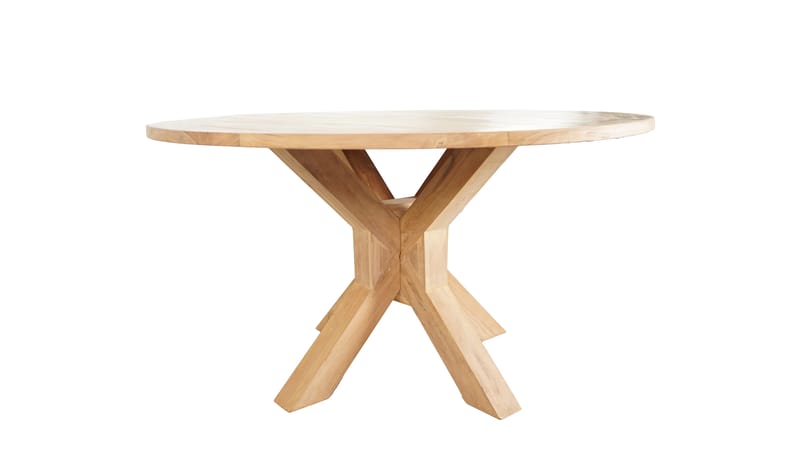 Toscana Bord Ø140 cm - Tre - Hagemøbler & utemiljø - Hagebord - Spisebord ute