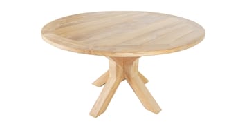 Toscana Bord Ø140 cm - Tre - Hagemøbler & utemiljø - Hagebord - Spisebord ute