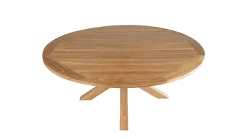 Toscana Utebord Ø180 cm - Naturlig Farget - Hagemøbler & utemiljø - Hagebord - Spisebord ute