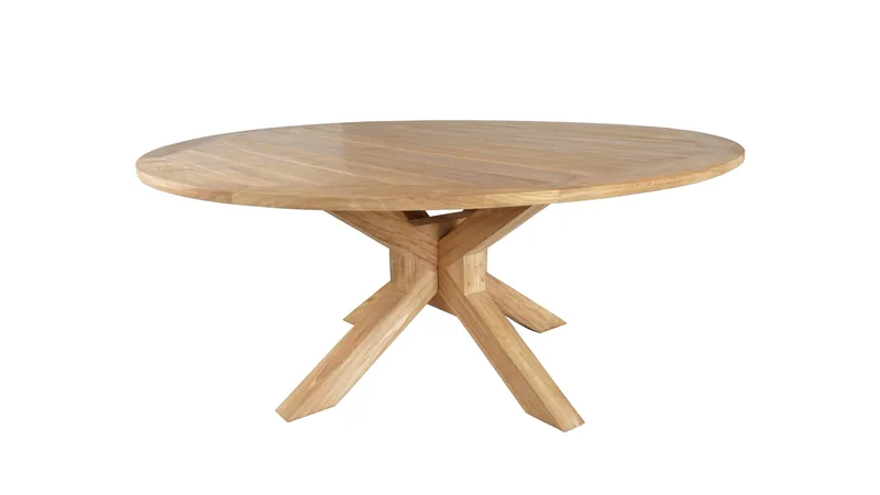 Toscana Utebord Ø180 cm, Naturlig Farget