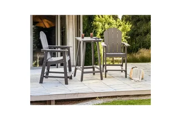 Trädgårdsbord Beliani Adirondack Blå Grey - Hagemøbler & utemiljø - Hagebord - Sidebord utendørs
